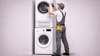 Dryer installation and connection фото